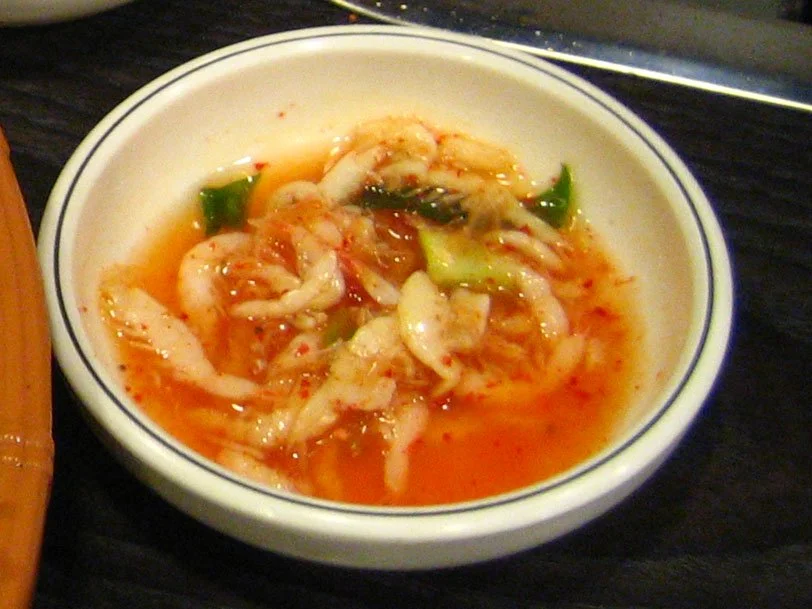 소금에 절인 새우젓